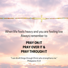 Load image into Gallery viewer, Present Realm S925 Sterling Silver Cross Bracelet 18K Gold Plated