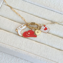 Load image into Gallery viewer, Themed Carabiner Charm Necklace