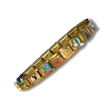 Load image into Gallery viewer, Present Realm Full Traveler Style Italian Charm Bracelet Gold Color
