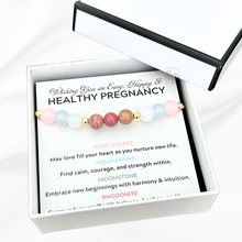 Load image into Gallery viewer, Present Realm Healthy Pregnancy Stone Bracelet