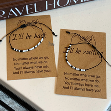 Load image into Gallery viewer, Morse Code Bracelets: Long Distance Relationship Set
