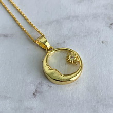 Load image into Gallery viewer, Sun and Moon Matching Necklace Set