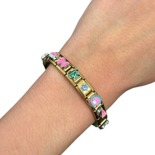 Load image into Gallery viewer, Present Realm Full Coquette Style Italian Charm Bracelet Gold Color