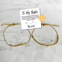 Load image into Gallery viewer, Morse Code "I Love You" Bracelet