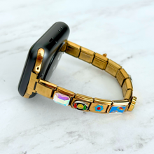 Load image into Gallery viewer, Gold Italian Charm Band (Compatible with Apple Watch)
