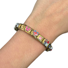Load image into Gallery viewer, Present Realm Full Traveler Style Italian Charm Bracelet Gold Color