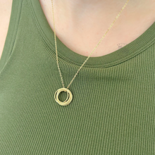 Load image into Gallery viewer, Present Realm 60th Birthday Necklace for Women Sterling Silver | 6 Rings for 6 Decades | S925 Silver or Gold Plated