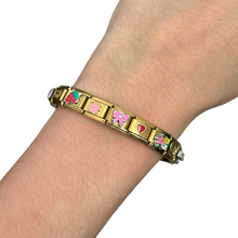Load image into Gallery viewer, Present Realm Full Feminine Style Italian Charm Bracelet Gold Color