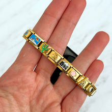 Load image into Gallery viewer, Gold Italian Charm Band (Compatible with Apple Watch)