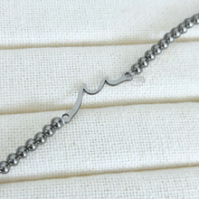 Load image into Gallery viewer, Present Realm Sister Gifts Wave Bracelet | Stainless Steel | 6.5” + 2” Extension