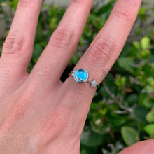 Load image into Gallery viewer, Blue Planet Fidget Ring