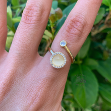 Load image into Gallery viewer, Cat Eye Style Fidget Ring