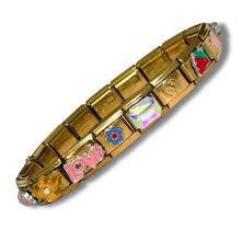 Load image into Gallery viewer, Present Realm Full Feminine Style Italian Charm Bracelet Gold Color