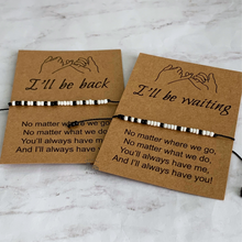 Load image into Gallery viewer, Morse Code Bracelets: Long Distance Relationship Set