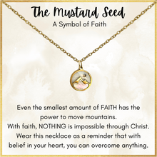 Load image into Gallery viewer, Present Realm Faith Mustard Seed Necklace for Women | S925 Silver/Gold Plated