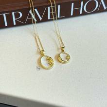Load image into Gallery viewer, Sun and Moon Matching Necklace Set