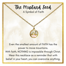 Load image into Gallery viewer, Present Realm Faith Mustard Seed Necklace for Women | S925 Silver/Gold Plated