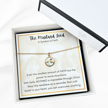 Load image into Gallery viewer, Present Realm Faith Mustard Seed Necklace for Women | S925 Silver/Gold Plated