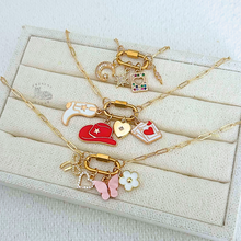 Load image into Gallery viewer, Themed Carabiner Charm Necklace