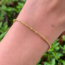 Load image into Gallery viewer, Morse Code "I Love You" Bracelet