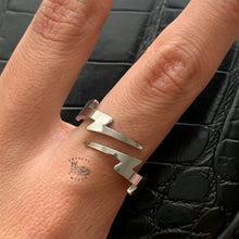 Load image into Gallery viewer, Lightning Bolt Ring