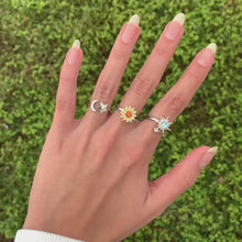 Load and play video in Gallery viewer, Sunflower Fidget Ring