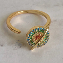 Load image into Gallery viewer, Rainbow Planet Fidget Ring