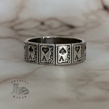 Load image into Gallery viewer, Ace of Spades Ring