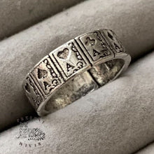 Load image into Gallery viewer, Ace of Spades Ring