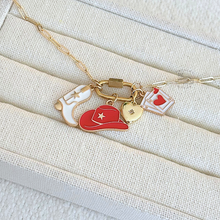 Load image into Gallery viewer, Themed Carabiner Charm Necklace
