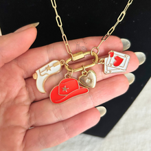 Load image into Gallery viewer, Themed Carabiner Charm Necklace
