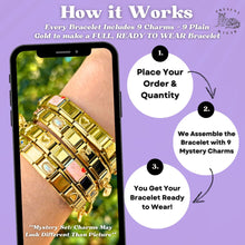 Load image into Gallery viewer, Gold Italian Charm Bracelet
