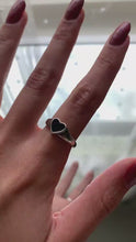 Load and play video in Gallery viewer, Black Heart Ring
